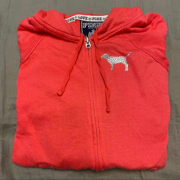 PINK Victoria's Secret Tops - Pink by Victoria’s Secret Zip Up Hoodie